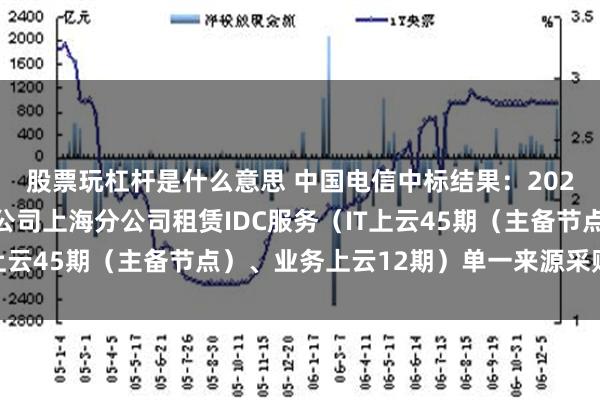 股票玩杠杆是什么意思 中国电信中标结果：2024年天翼云科技有限公司上海分公司租赁IDC服务（IT上云45期（主备节点）、业务上云12期）单一来源采购公示