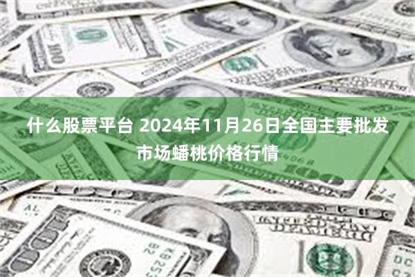 什么股票平台 2024年11月26日全国主要批发市场蟠桃价格行情