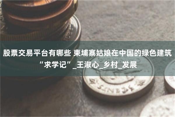 股票交易平台有哪些 柬埔寨姑娘在中国的绿色建筑“求学记”_王淑心_乡村_发展